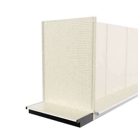 Lozier Shelving End Cap Display, Platinum 48W 72H 19D P479U-EC